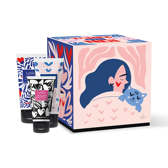 Euphidra Cofanetto Regalo Tempo per Noi Doccia Gel 100ml + Crema Corpo 100ml + Crema Mani 50ml